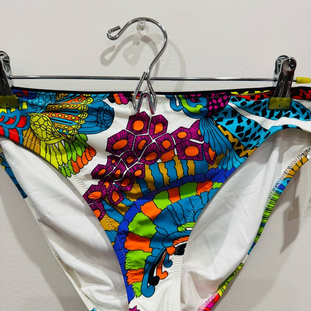 TRINA TURK Multi-color Print Swim Bottoms Size 10 - Picture 6 of 10
